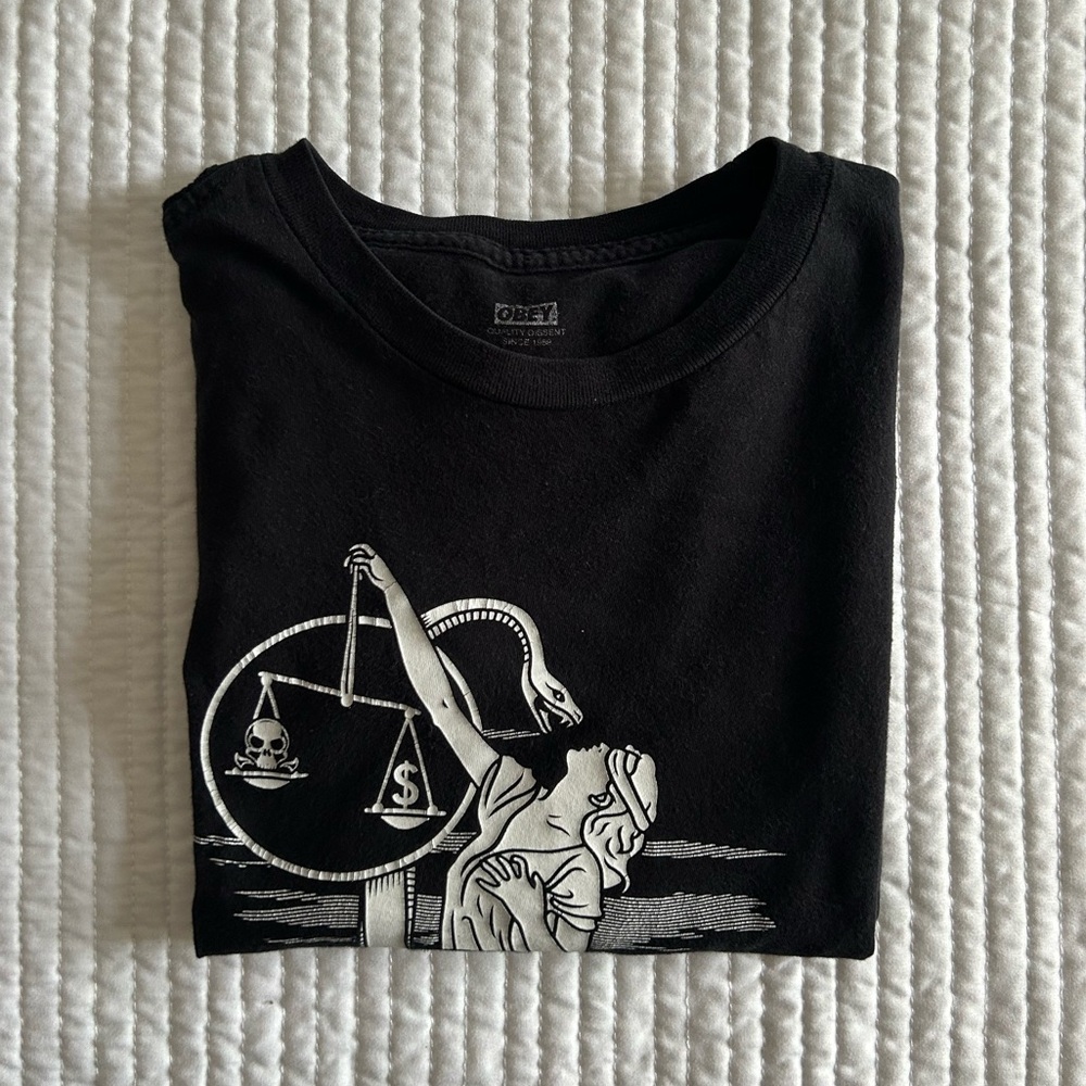Obey "Justice Not Power" Graphic Tee